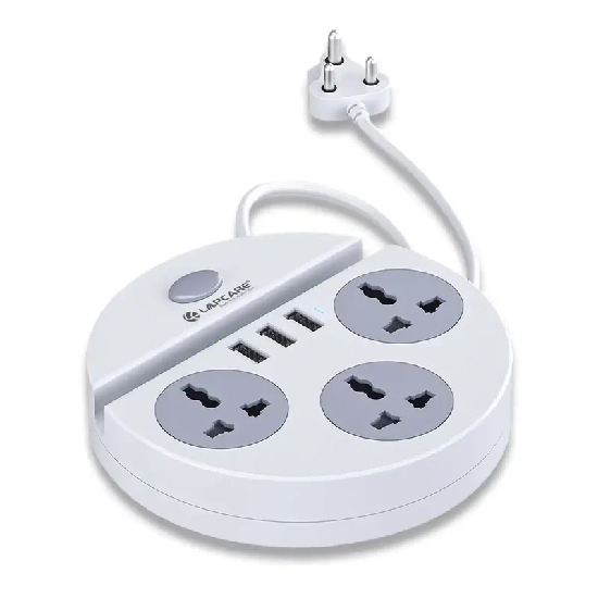 3AC Socket Power Extension Board with 3 USB